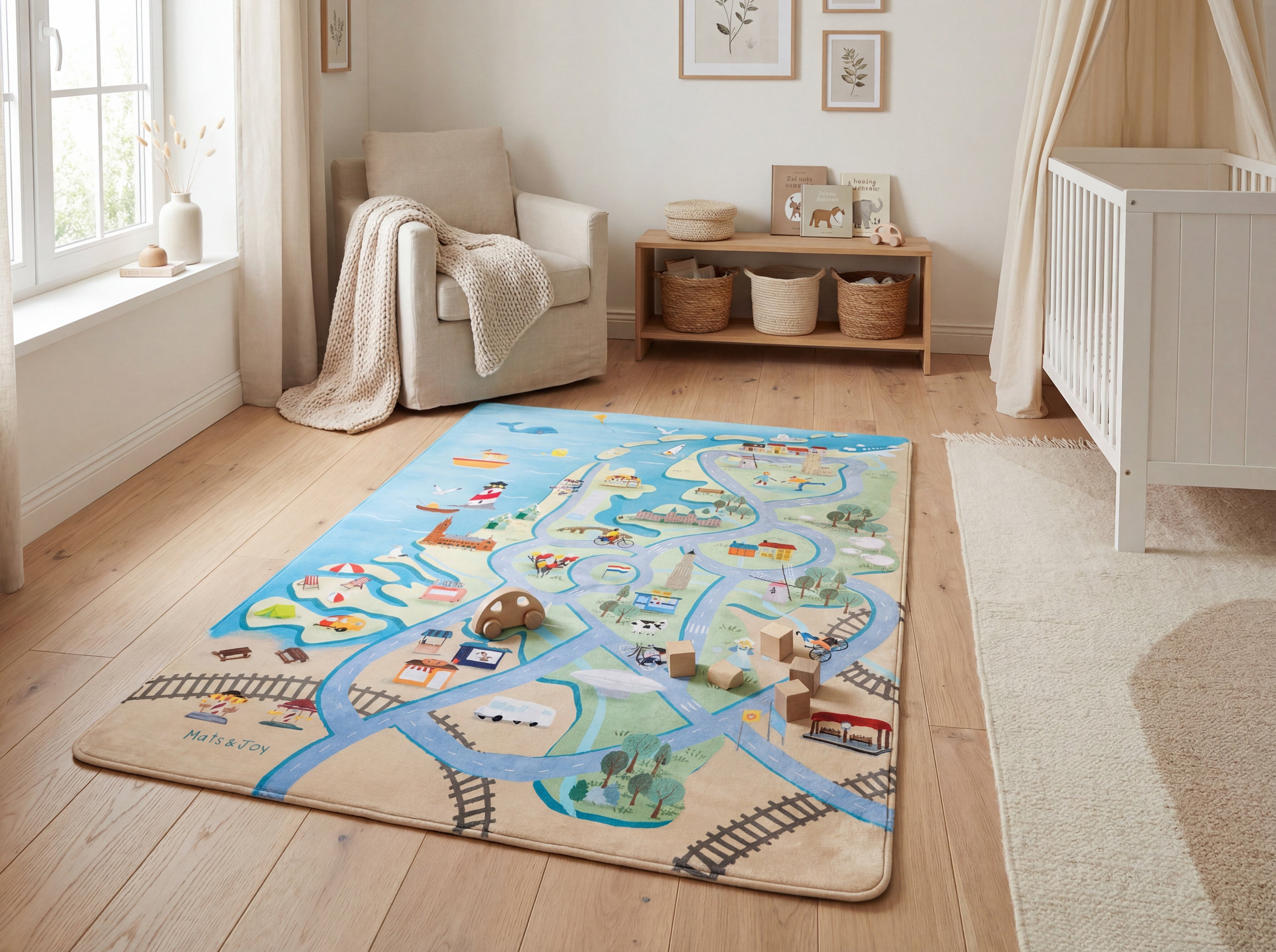 Ontdek ons nieuwste speelkleed in het gamma: het Nederland speelkleed van Mats & Joy