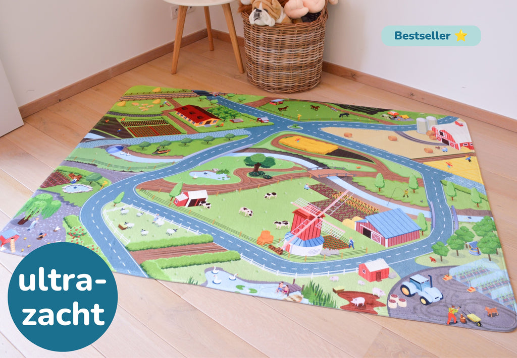 Boerderij Auto Speelmat (110x170cm en 130x180cm)