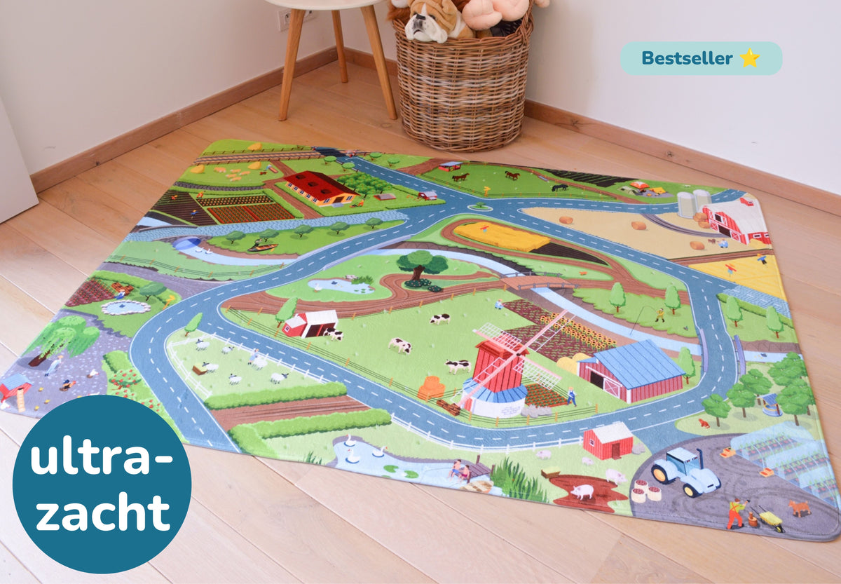 Boerderij Auto Speelmat (110x170cm en 130x180cm)