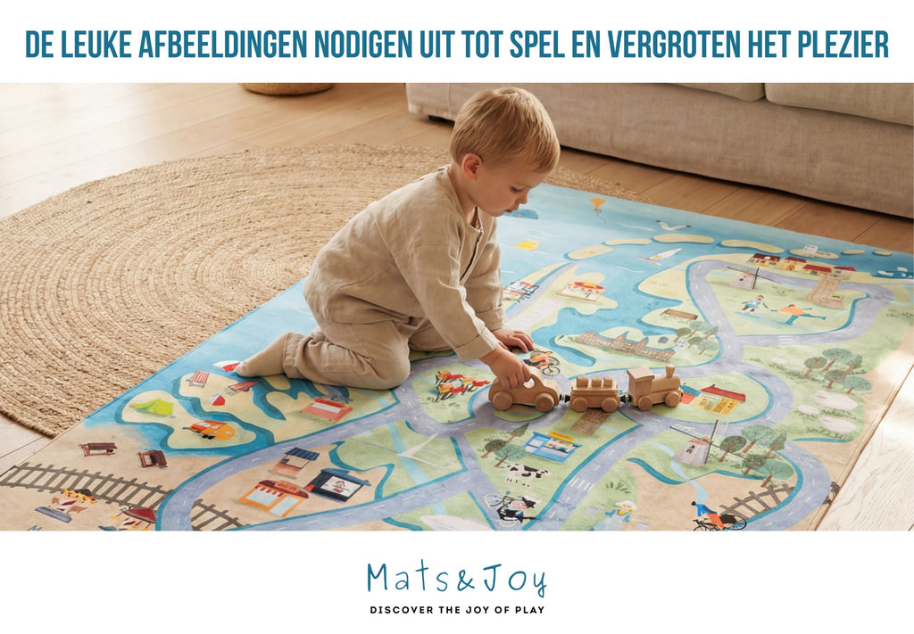 Nederland Auto Speelkleed (130x180cm)