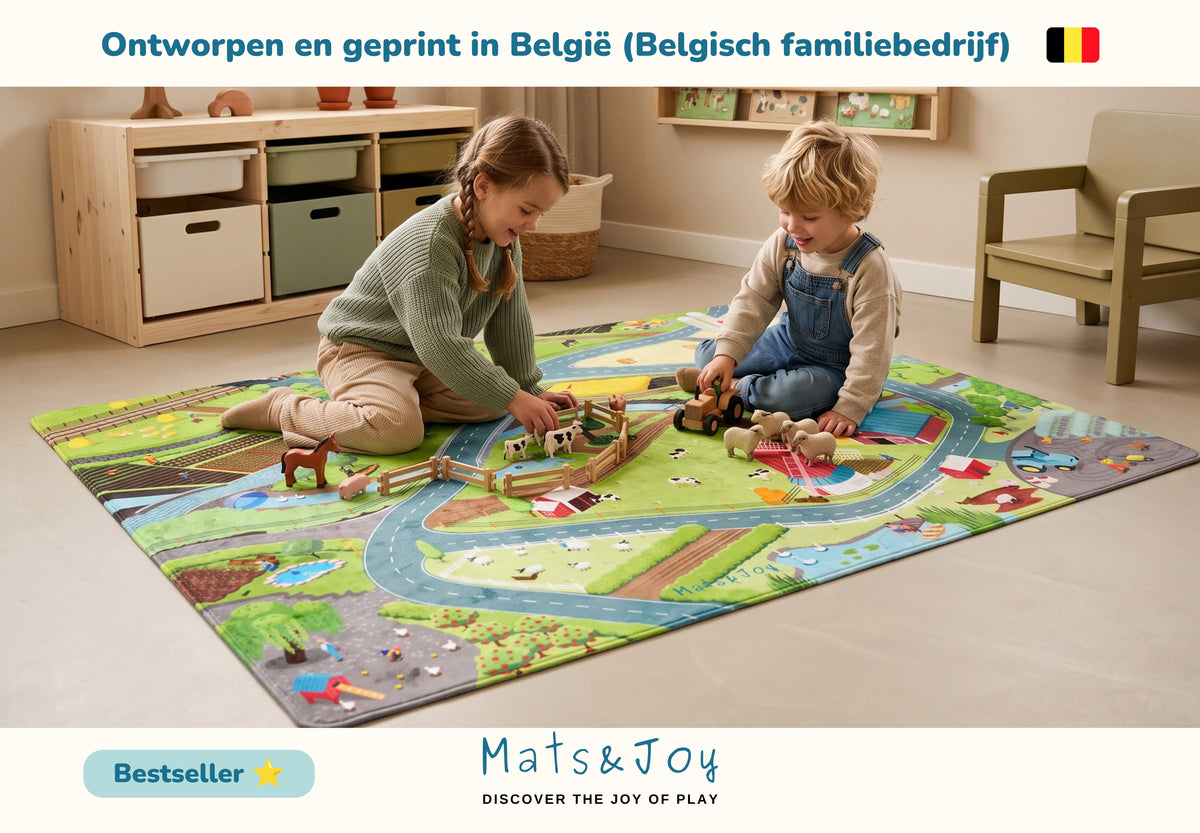 Boerderij Auto Speelmat (110x170cm en 130x180cm)