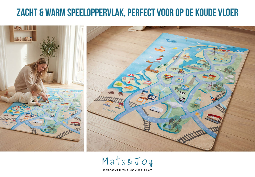 Tapis de jeu Pays-Bas Voiture (130x180cm)