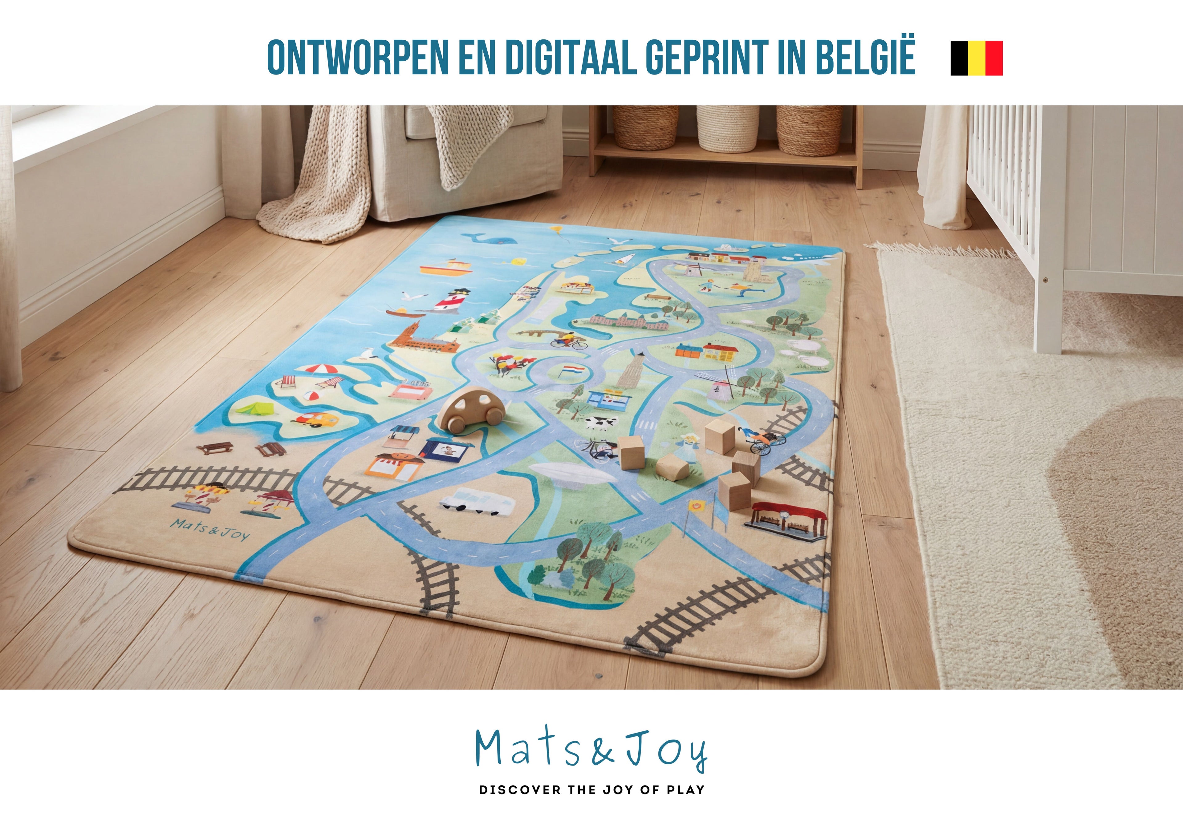 Tapis de jeu Pays-Bas Voiture (130x180cm)