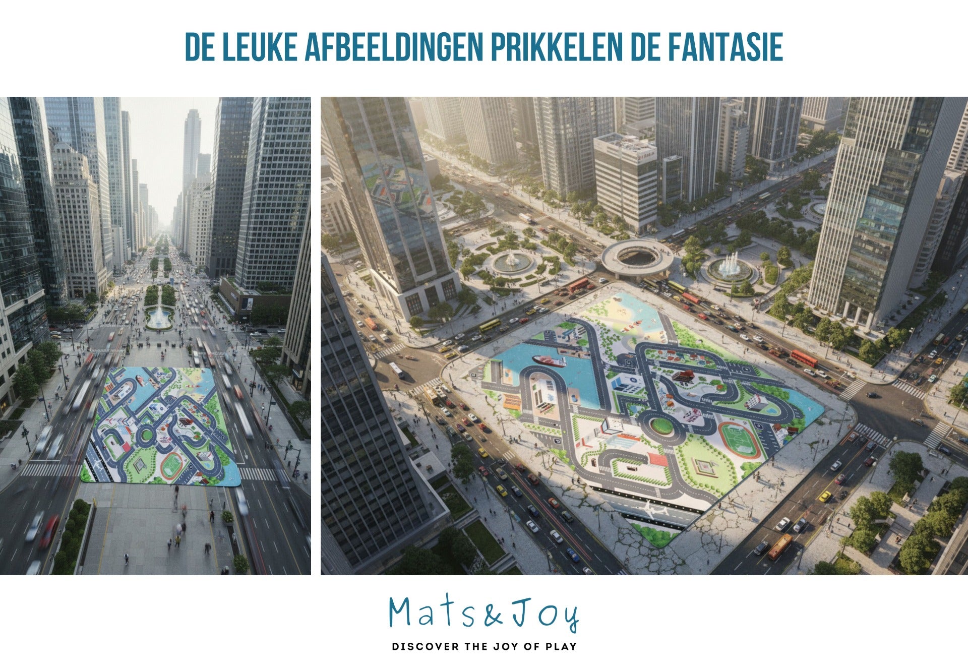 City Auto Speelmat (110x170cm en 130x180cm)