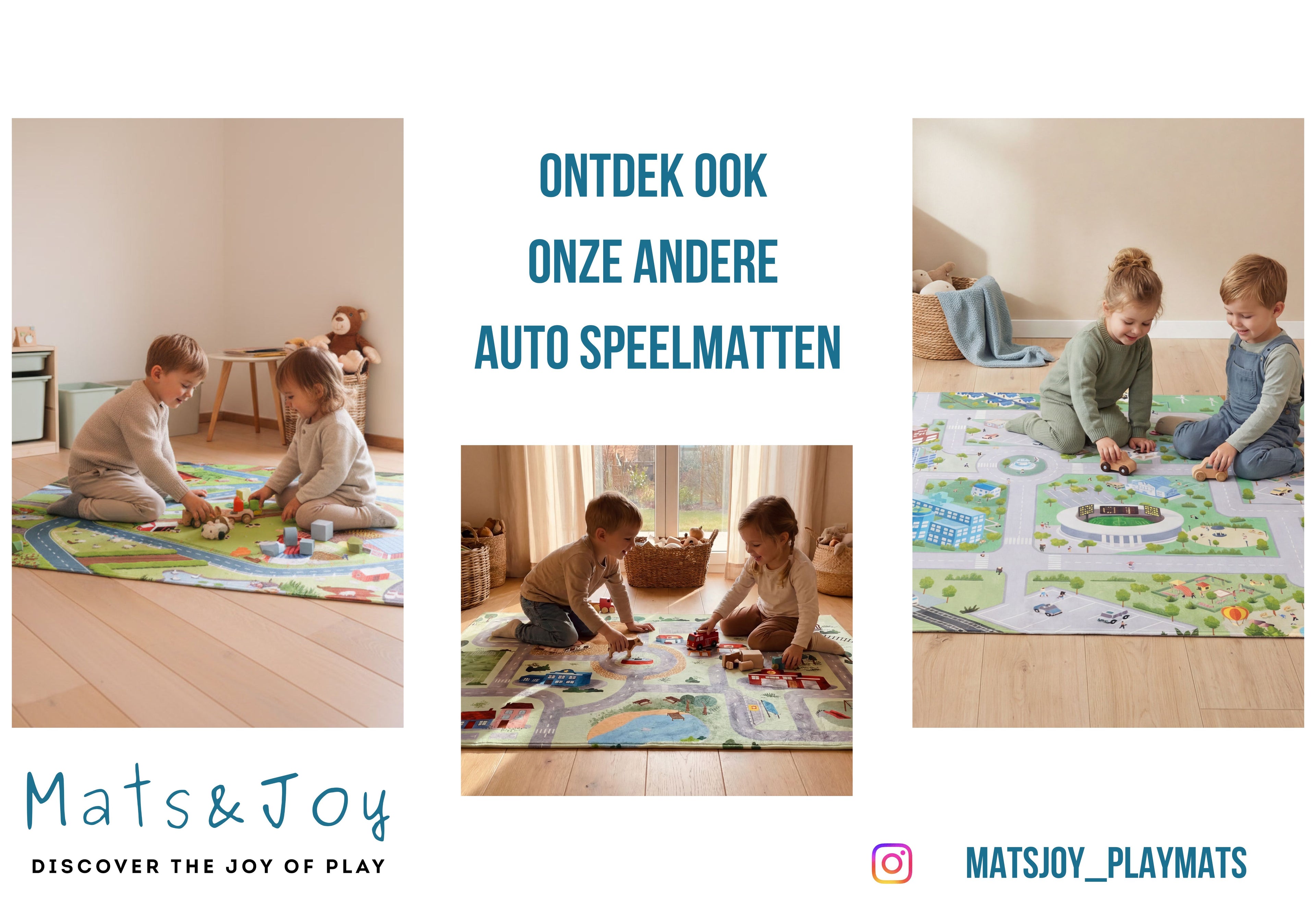 Tapis de jeu Pays-Bas Voiture (130x180cm)