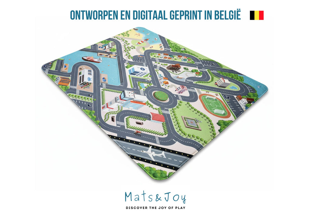 City Auto Speelmat (110x170cm en 130x180cm)