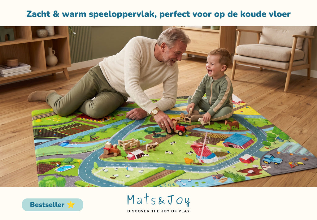 Boerderij Auto Speelmat (110x170cm en 130x180cm)