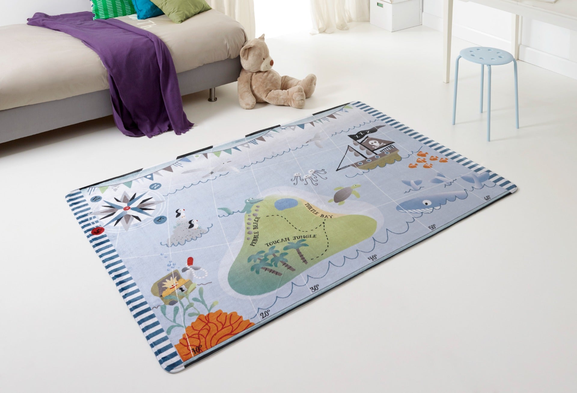 Pirateneiland Speelmat (130x180cm)