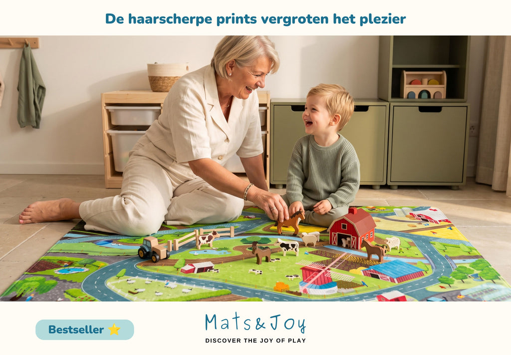 Boerderij Auto Speelmat (110x170cm en 130x180cm)