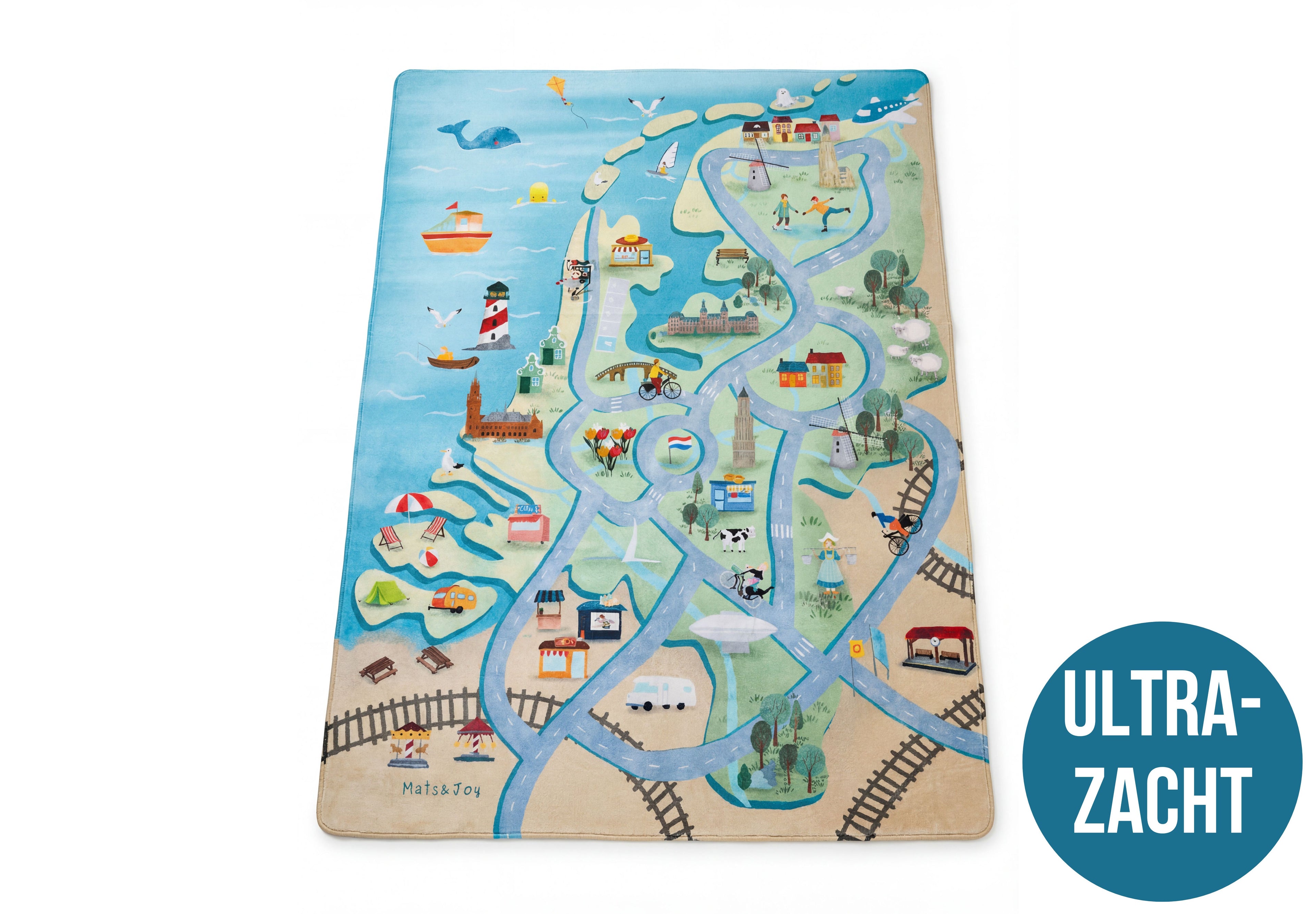 Tapis de jeu Pays-Bas Voiture (130x180cm)
