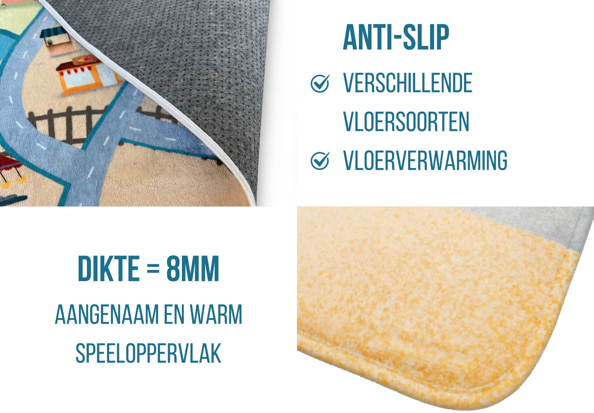 Nederland Auto Speelkleed (130x180cm)