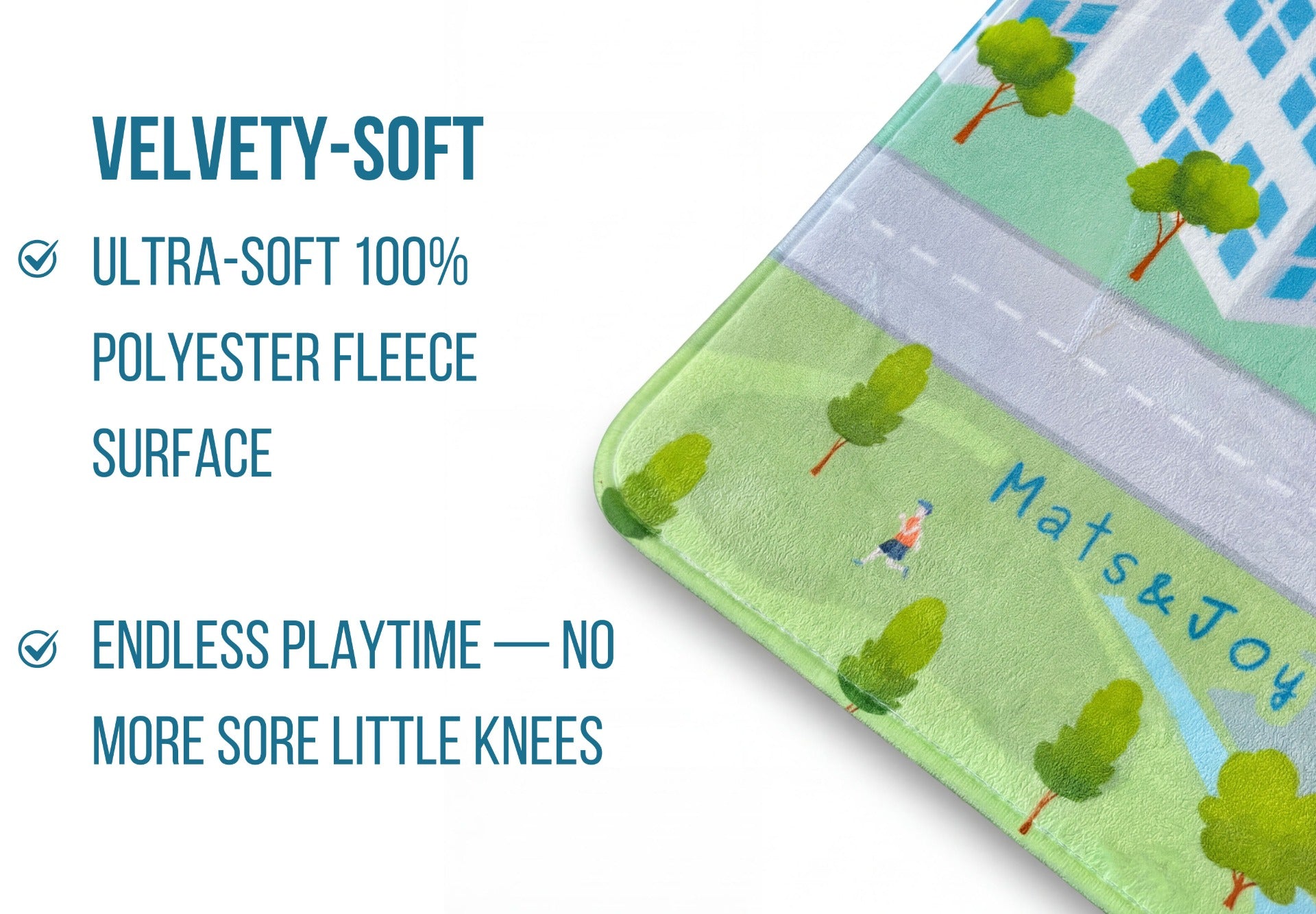 Auto Speelmat 'Town Square' (130x180cm)