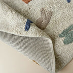 ABC Rond Kinderkamer Vloerkleed (Ø 110cm)