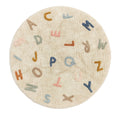 ABC Rond Kinderkamer Vloerkleed (Ø 110cm)