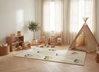 Tapis enfant voitures (120 × 180 cm)