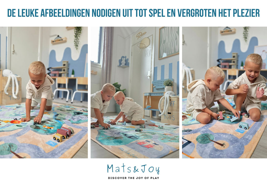 Auto Speelmat België (130x180cm)