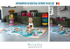 Auto Speelmat België (130x180cm)