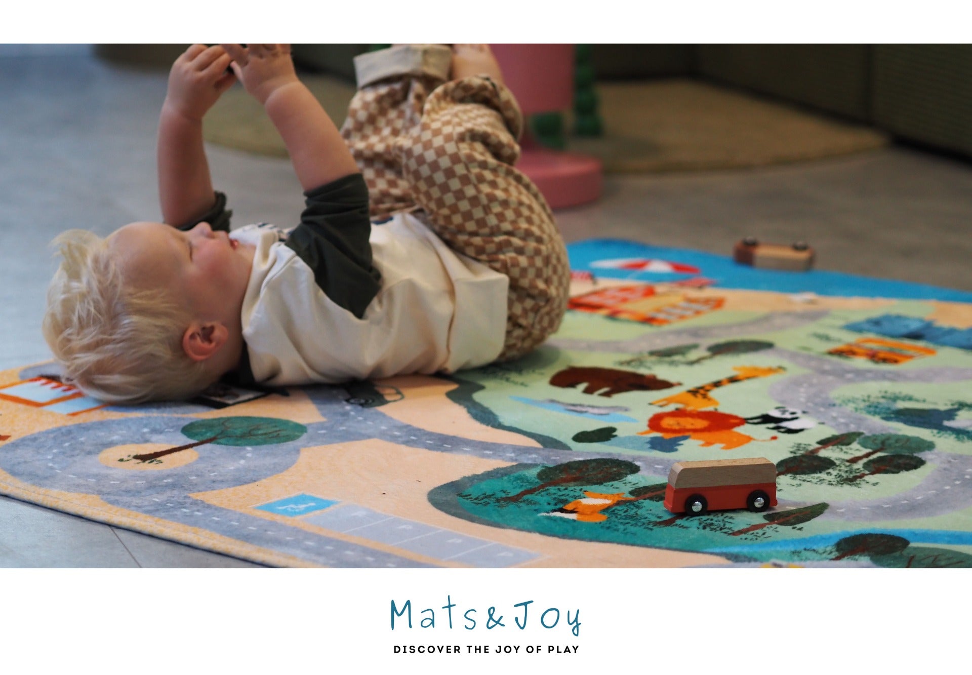 Auto Speelmat België (130x180cm)