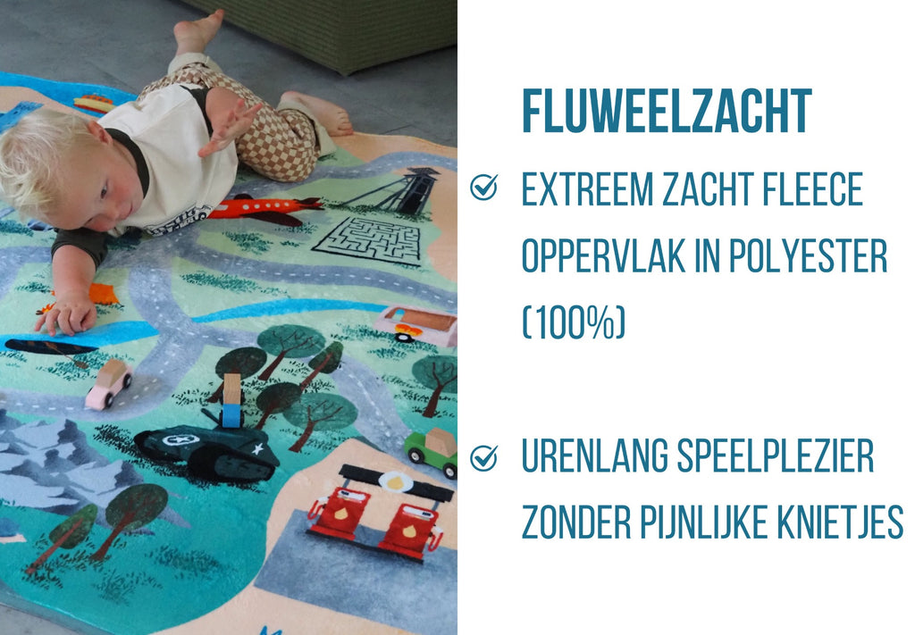 Auto Speelmat België (130x180cm)