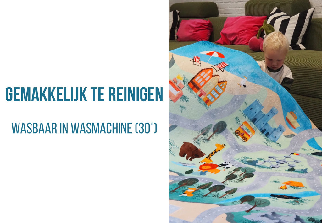 Auto Speelmat België (130x180cm)