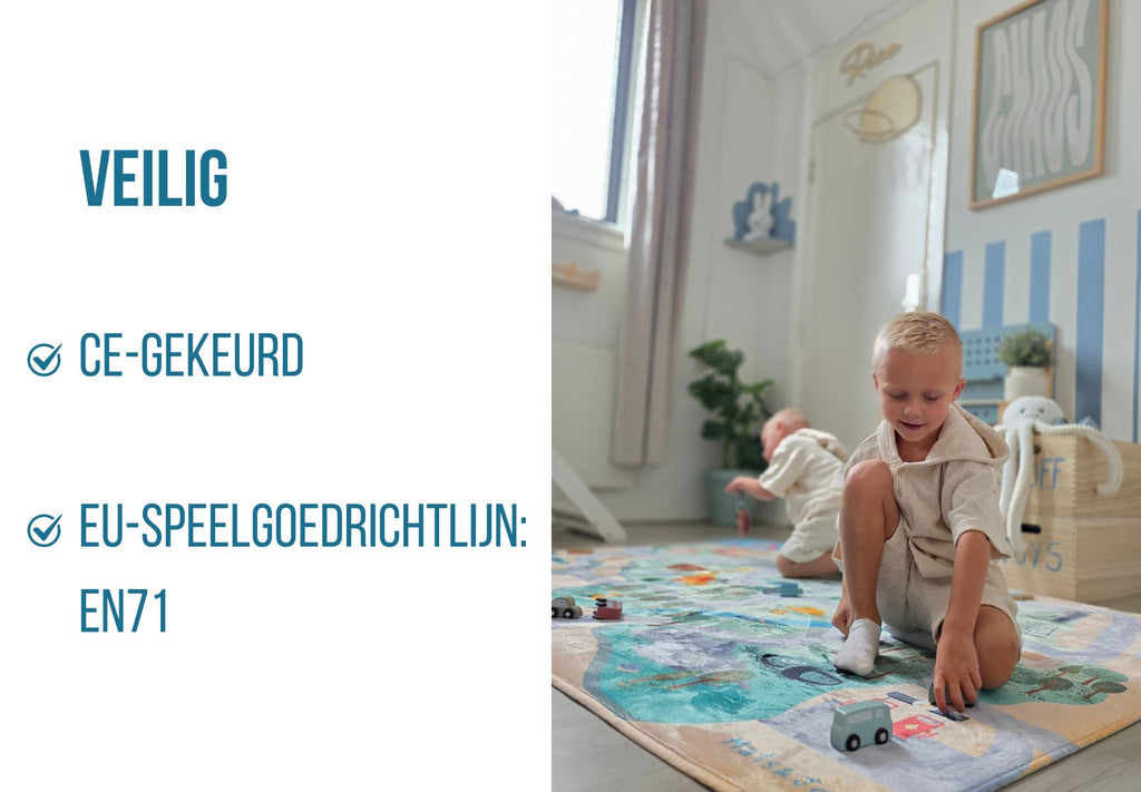 Auto Speelmat België (130x180cm)