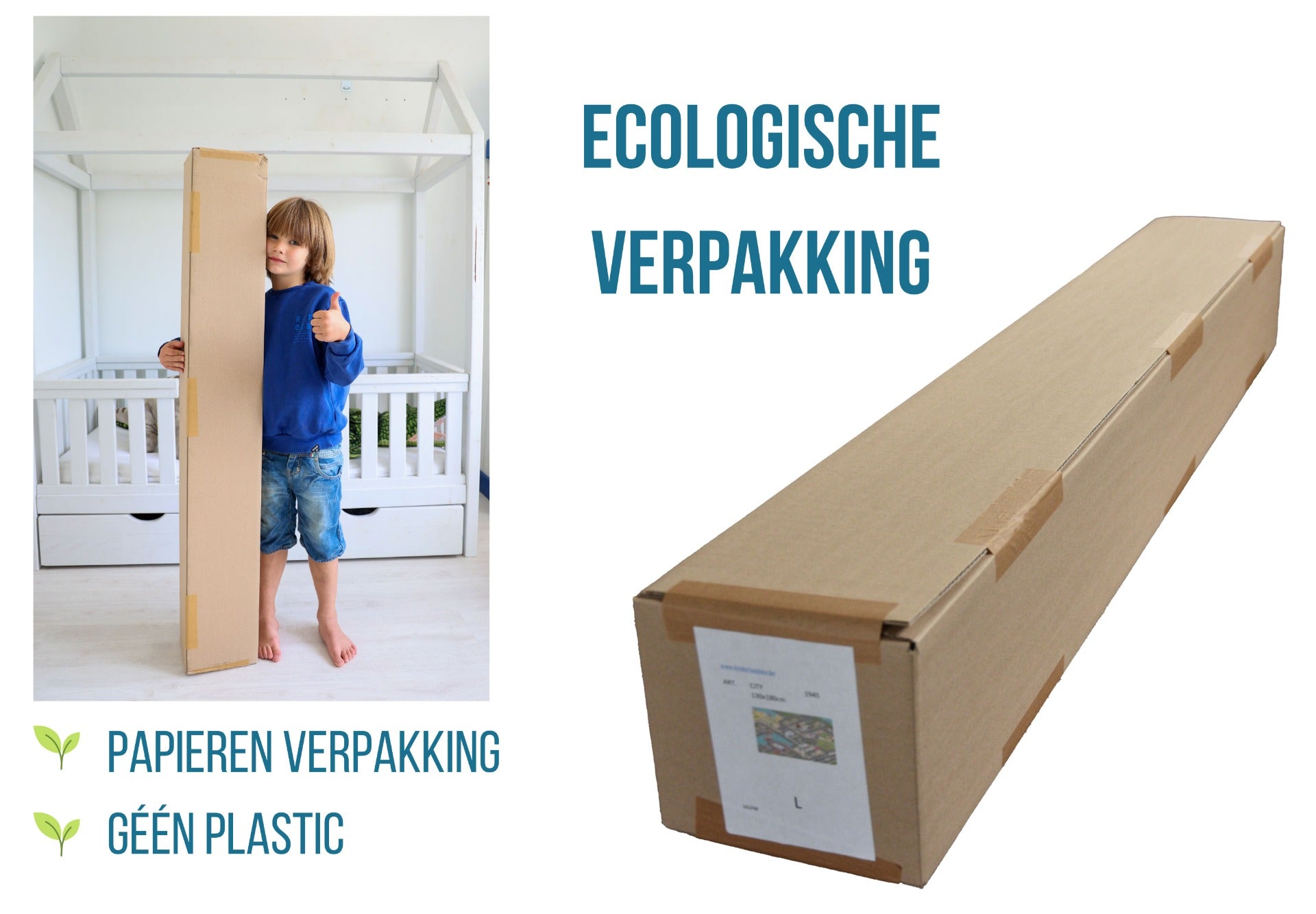 Auto Speelmat België (130x180cm)