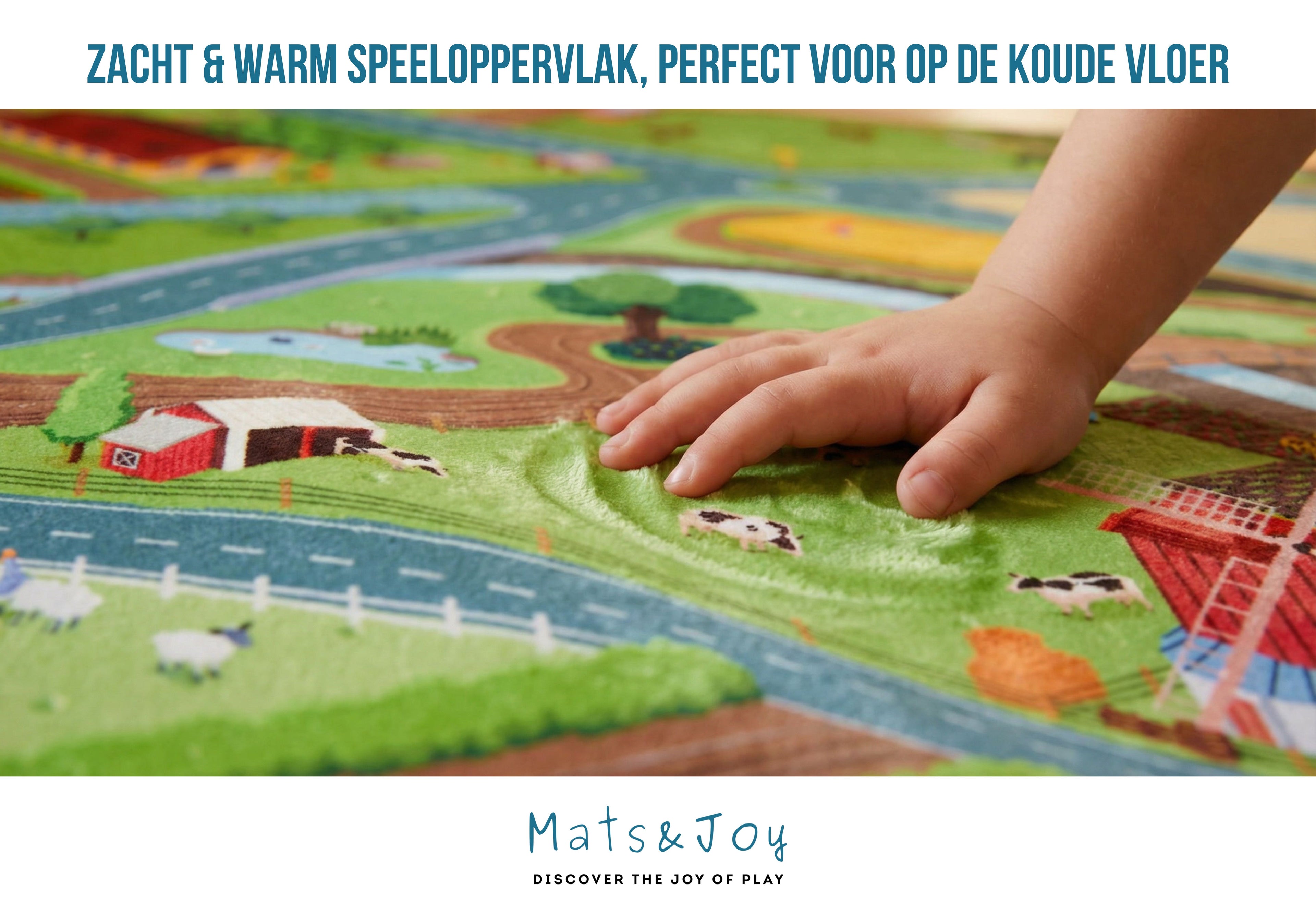 Boerderij Auto Speelmat (110x170cm en 130x180cm)