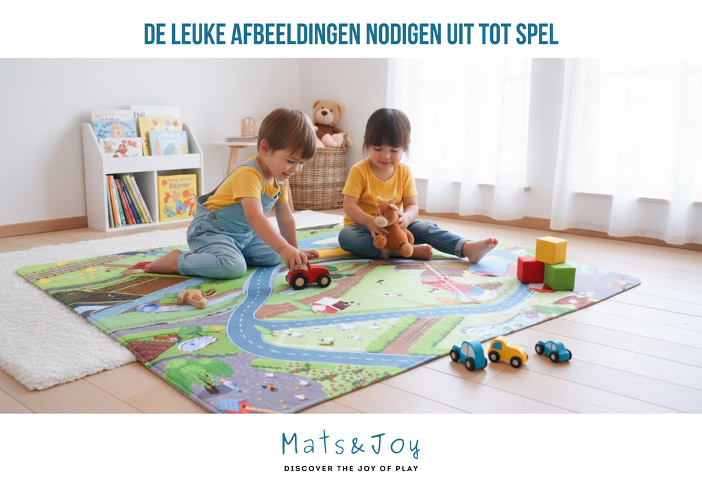Boerderij Auto Speelmat (110x170cm en 130x180cm)