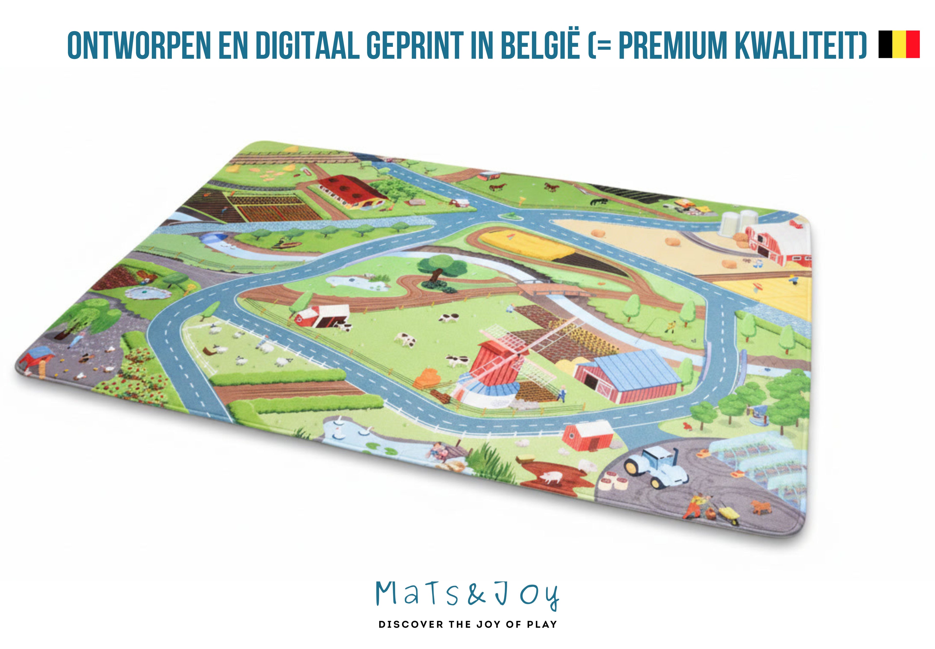 Boerderij Auto Speelmat (110x170cm en 130x180cm)