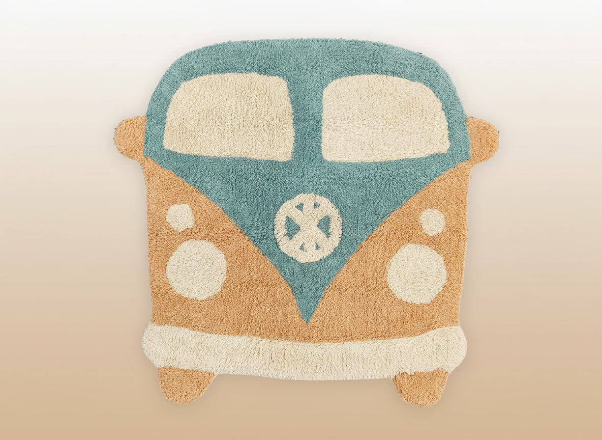 Retro Camper Kindertapijtje (77x80cm)
