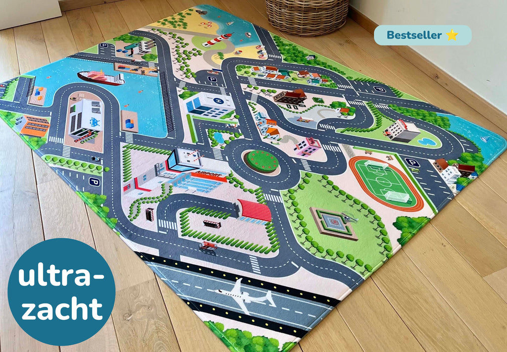 City Auto Speelmat (110x170cm en 130x180cm)