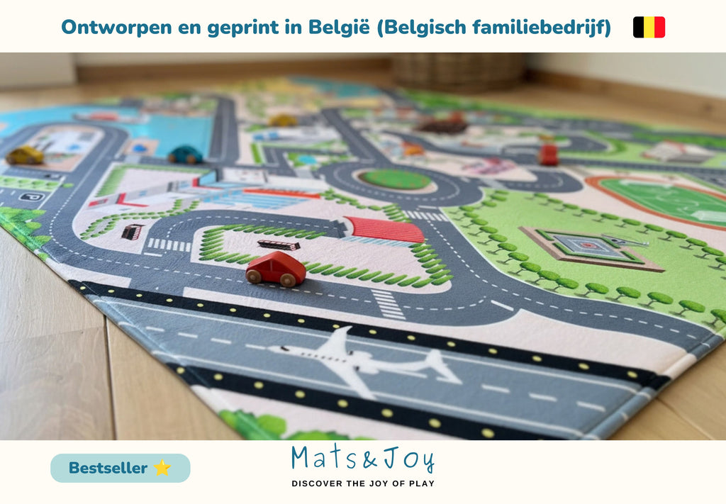 City Auto Speelmat (110x170cm en 130x180cm)