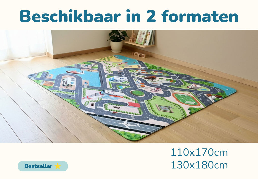 City Auto Speelmat (110x170cm en 130x180cm)
