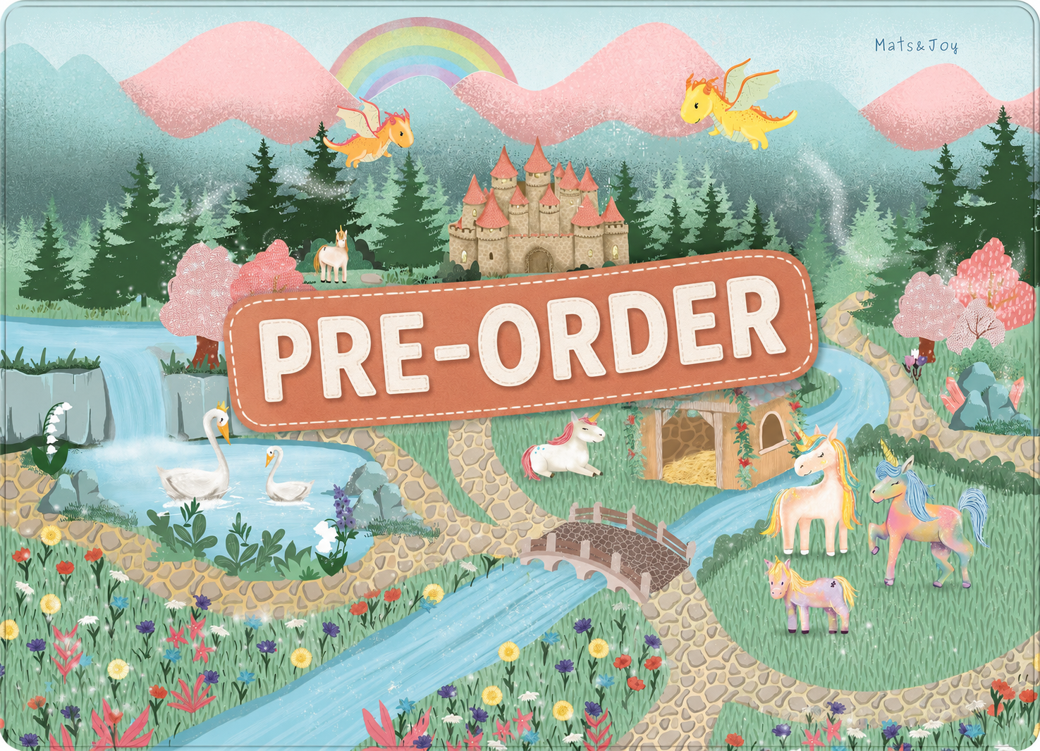 Unicorns & Dragons Speelmat 130x180 cm | PRE-ORDER