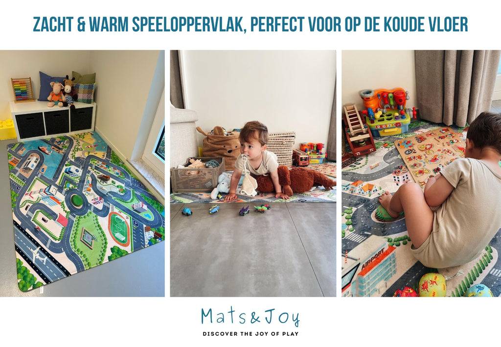 City Auto Speelmat (110x170cm en 130x180cm)