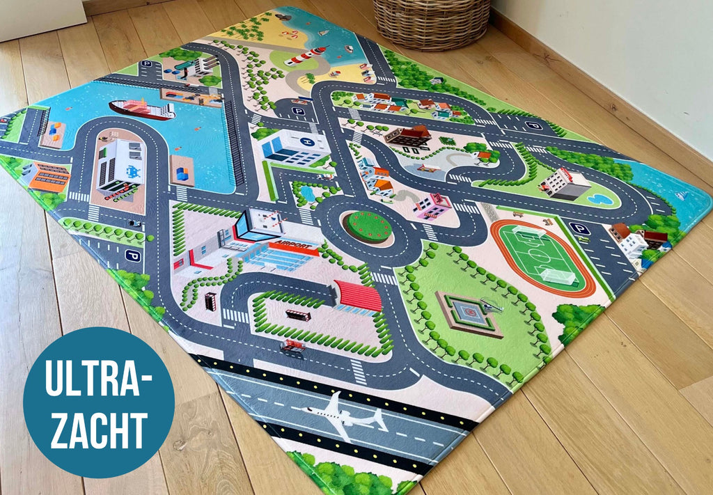 City Auto Speelmat (110x170cm en 130x180cm)