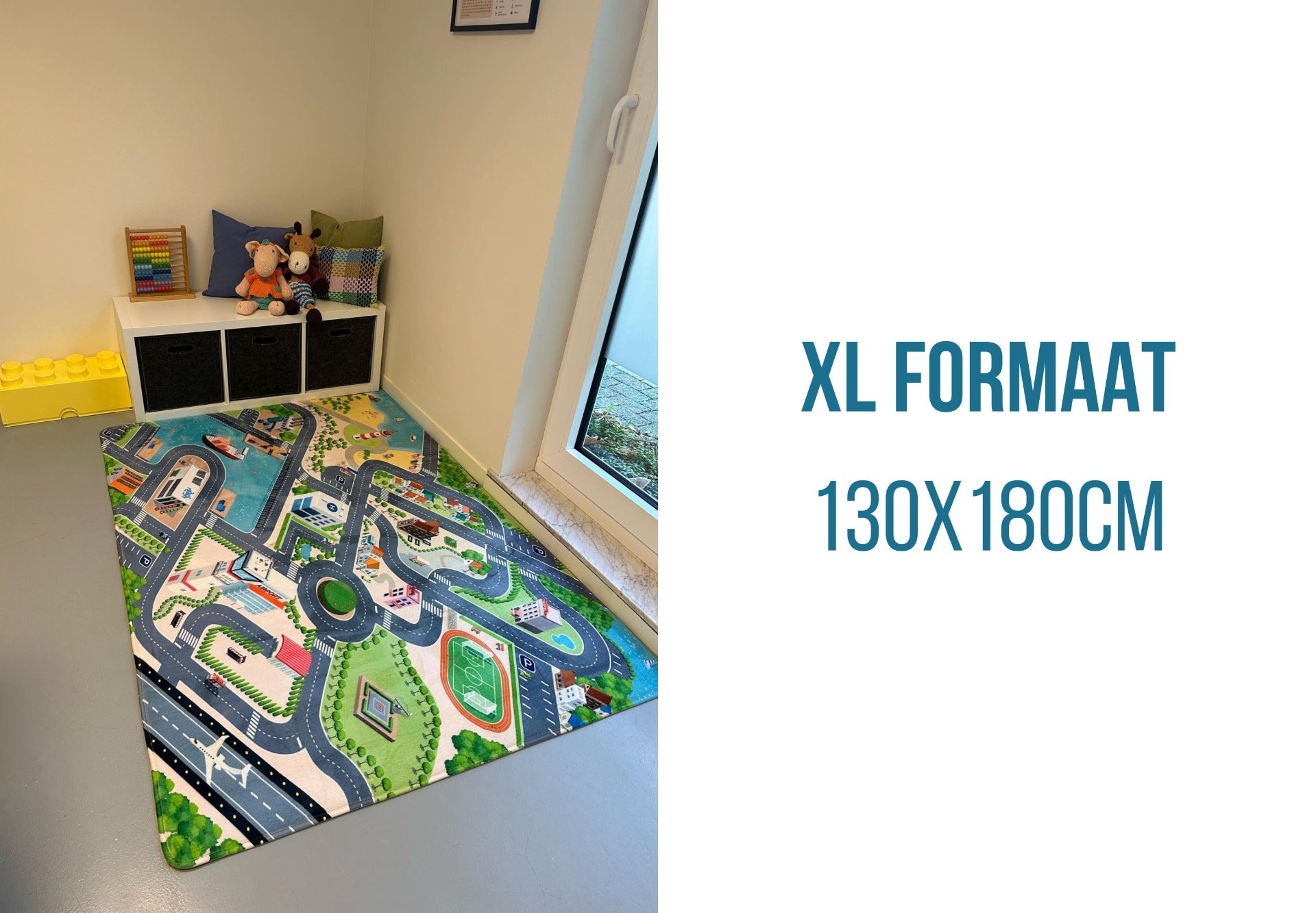 City Auto Speelmat (110x170cm en 130x180cm)