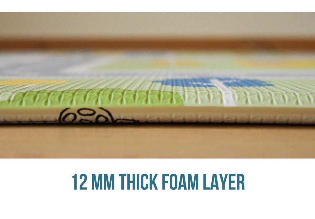 XL Tweezijdige Auto Speelmat (Foam 140x200cm)