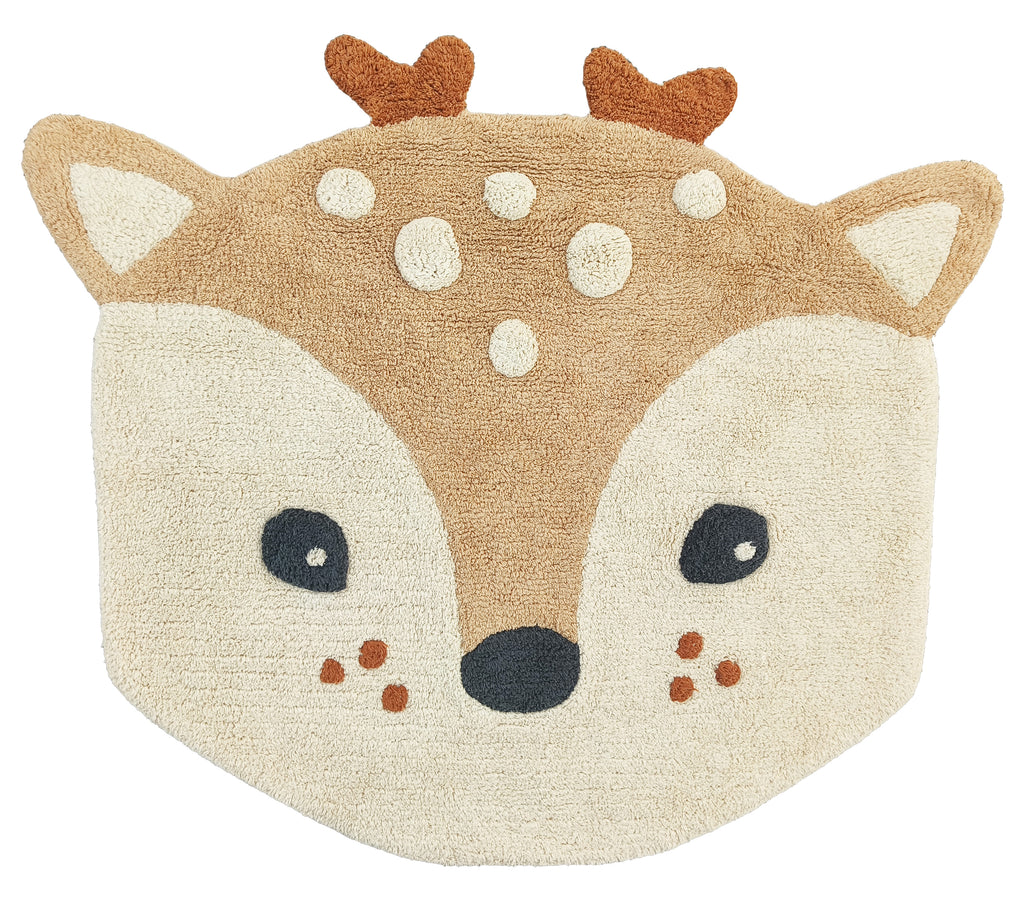 Tapis enfant faon (90 × 100 cm)