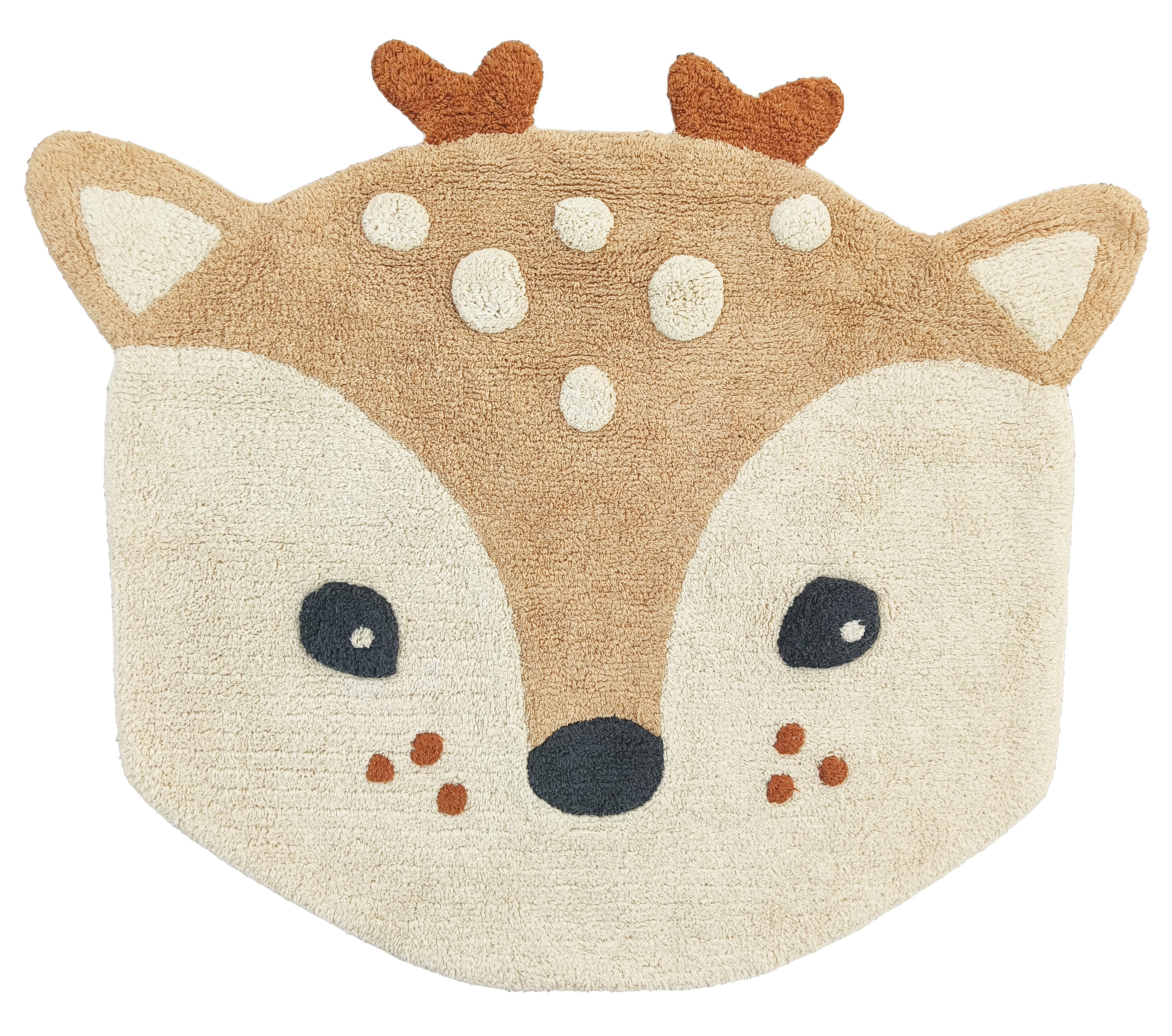 Tapis enfant faon (90 × 100 cm)