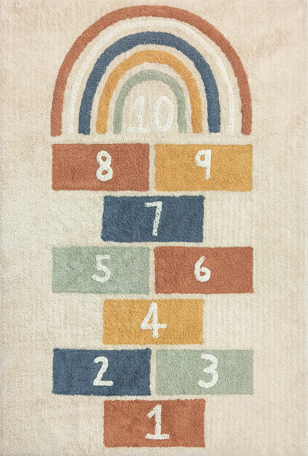 Tapis enfant marelle (120 × 180 cm)