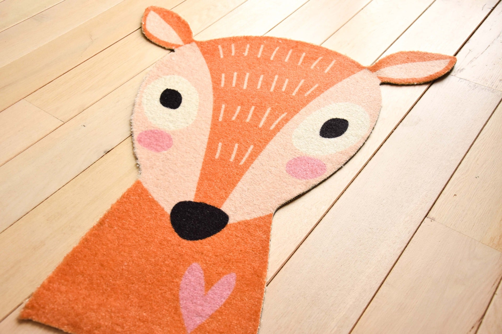 Kindertapijt Baby Hertje (90x80cm)