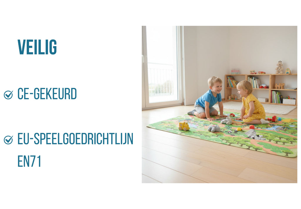 Jungle Safari Speelmat (110x170cm en 130x180cm)