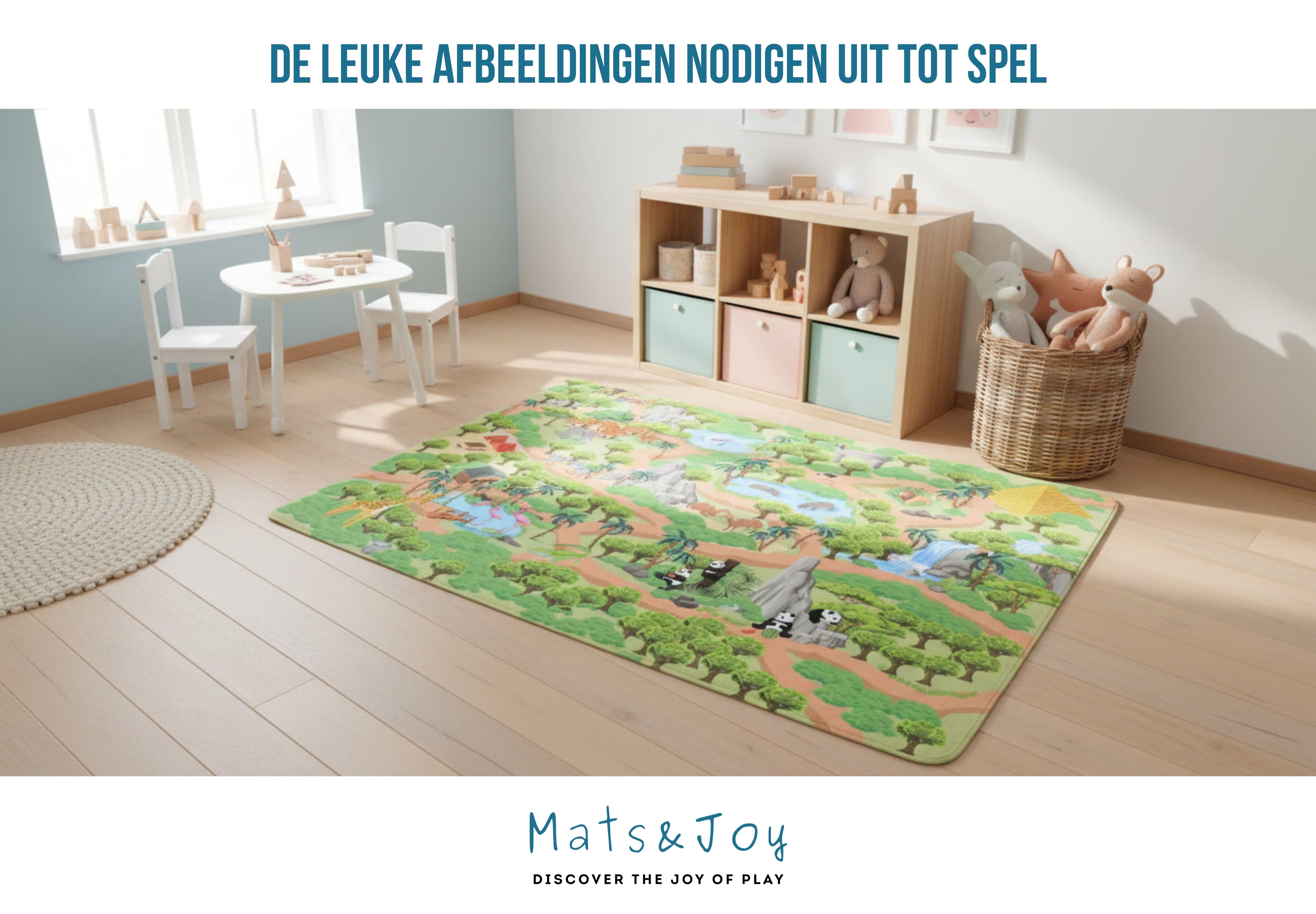 Jungle Safari Speelmat (110x170cm en 130x180cm)