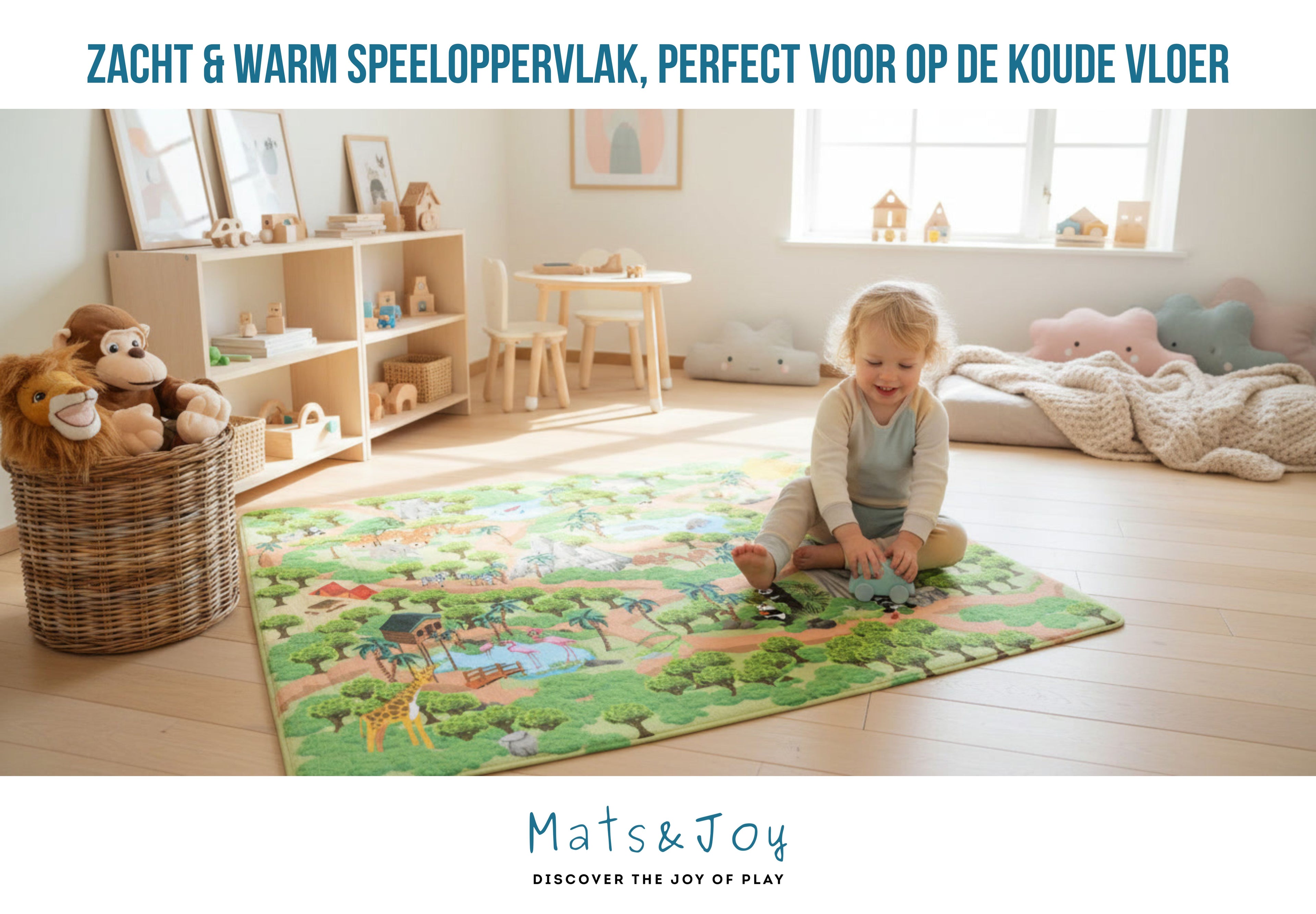 Jungle Safari Speelmat (110x170cm en 130x180cm)