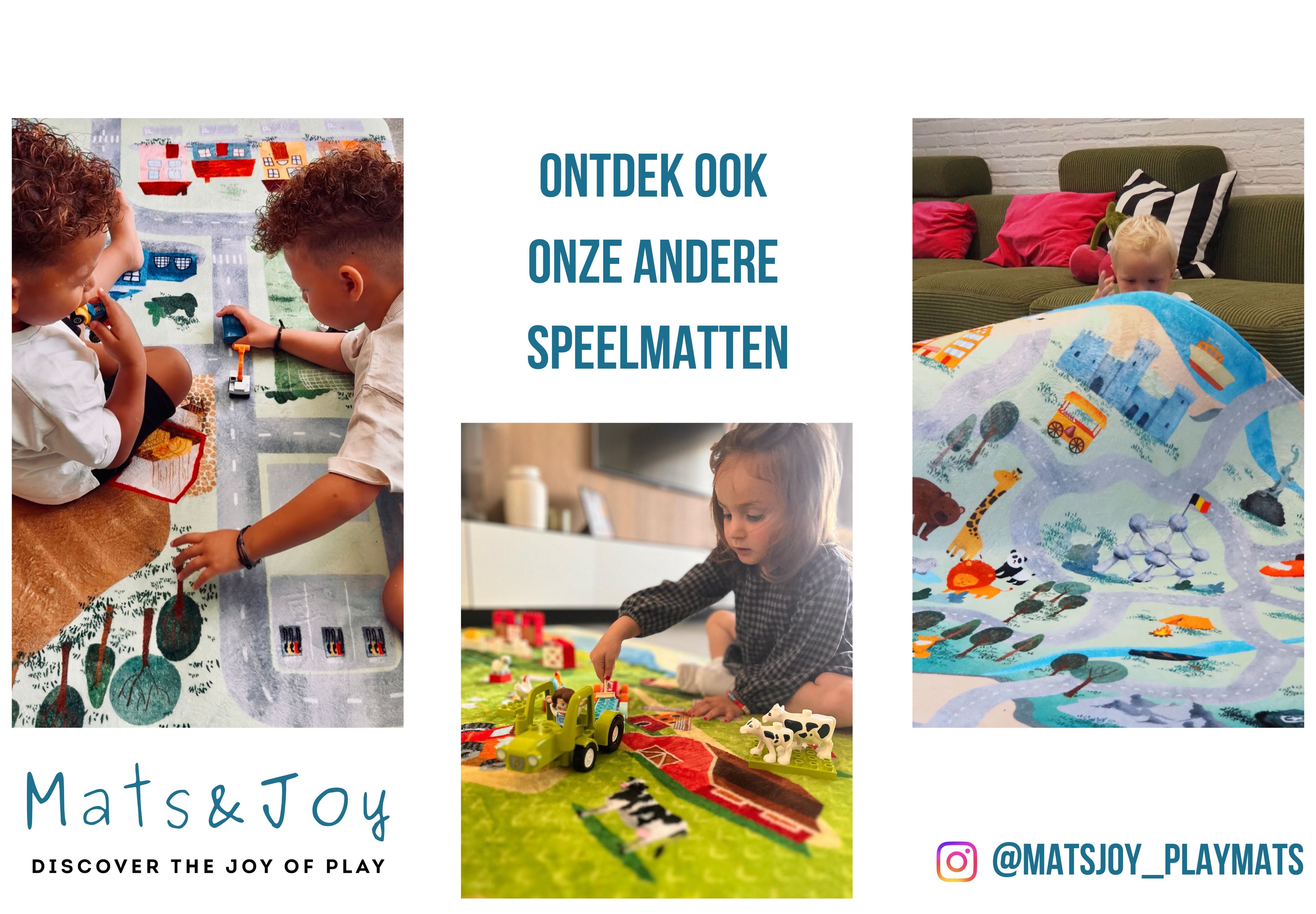 Jungle Safari Speelmat (110x170cm en 130x180cm)