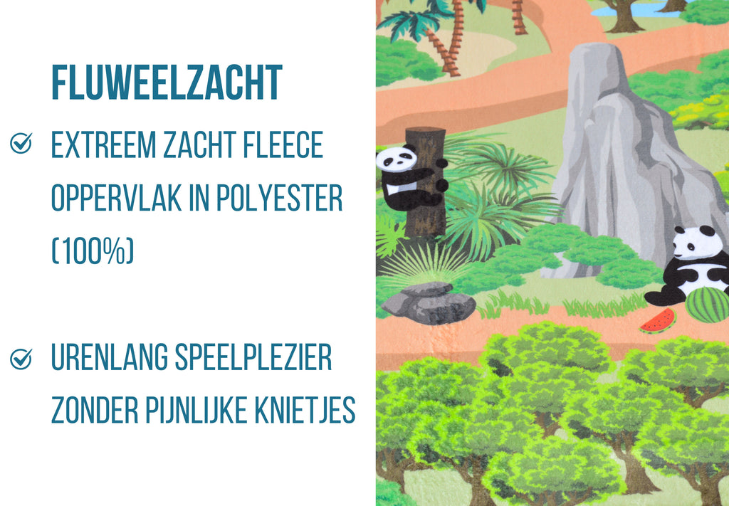 Jungle Safari Speelmat (110x170cm en 130x180cm)