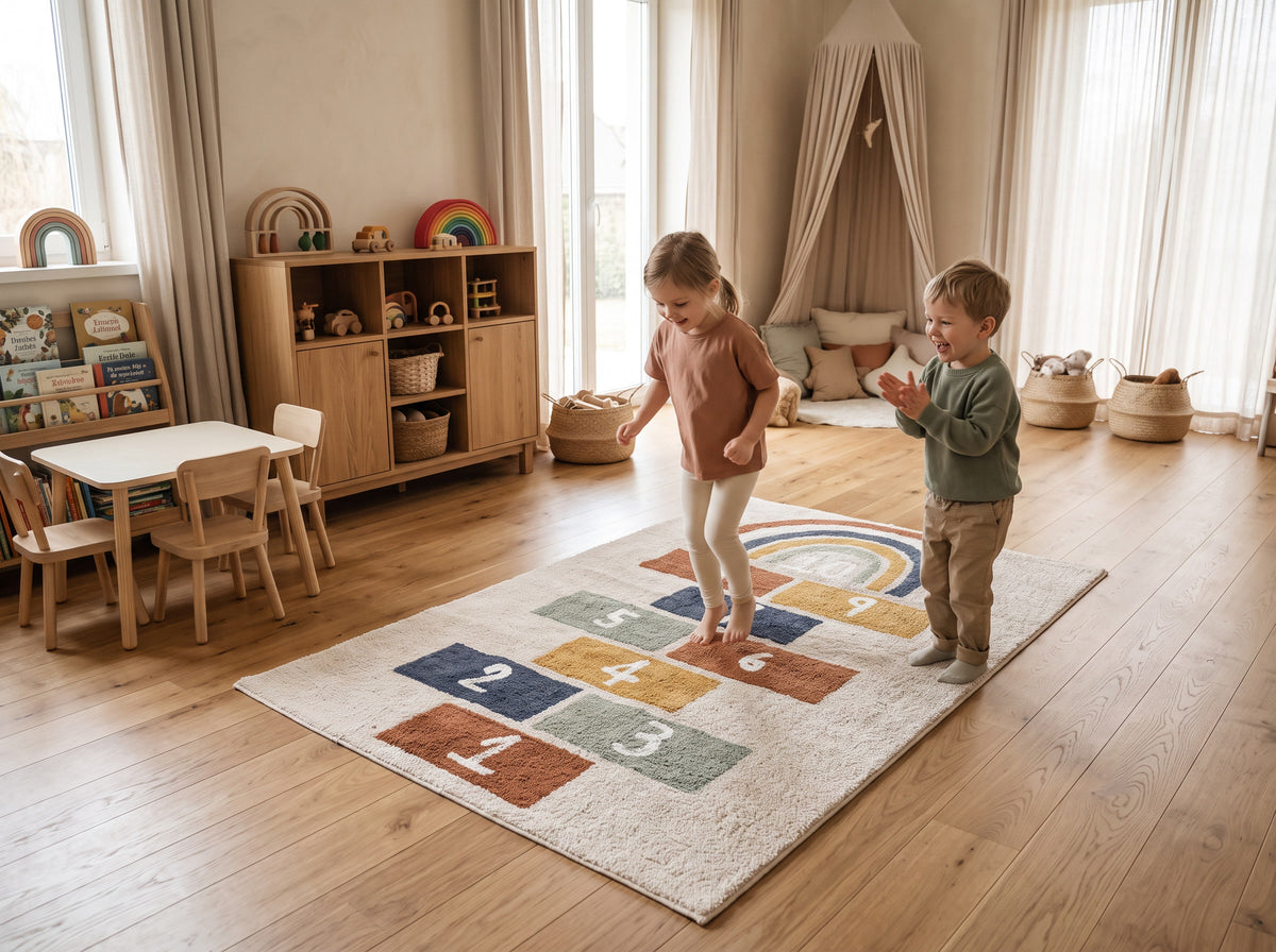 Hink Stap Sprong Kindertapijt (120x180cm)