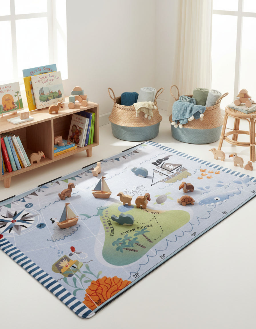 Pirateneiland Speelmat (130x180cm)