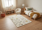 Tapis chambre d’enfant avec routes (120 × 180 cm)